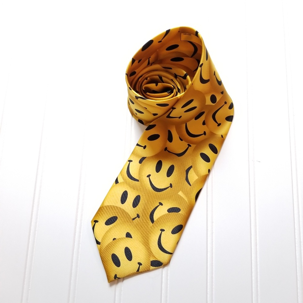 RALPH MARLIN JUST SMILEY NECK TIE